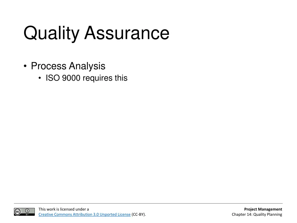 quality assurance