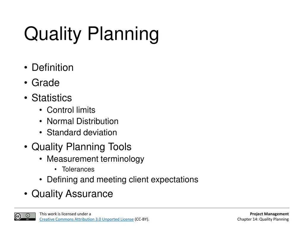 quality planning 1