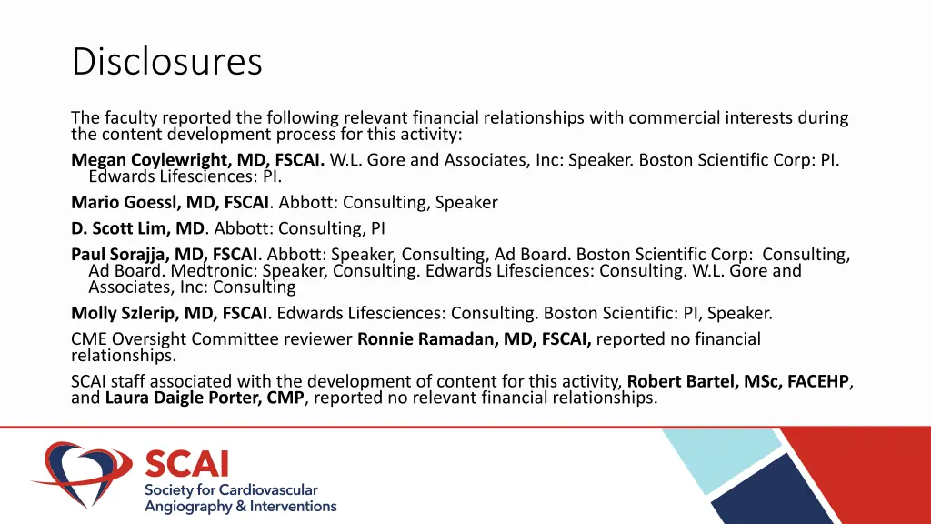 disclosures