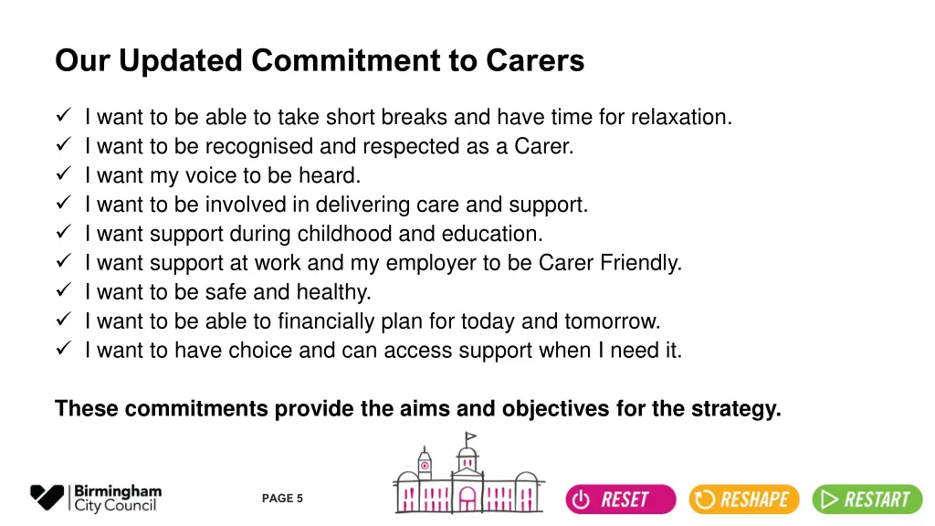our updated commitment to carers