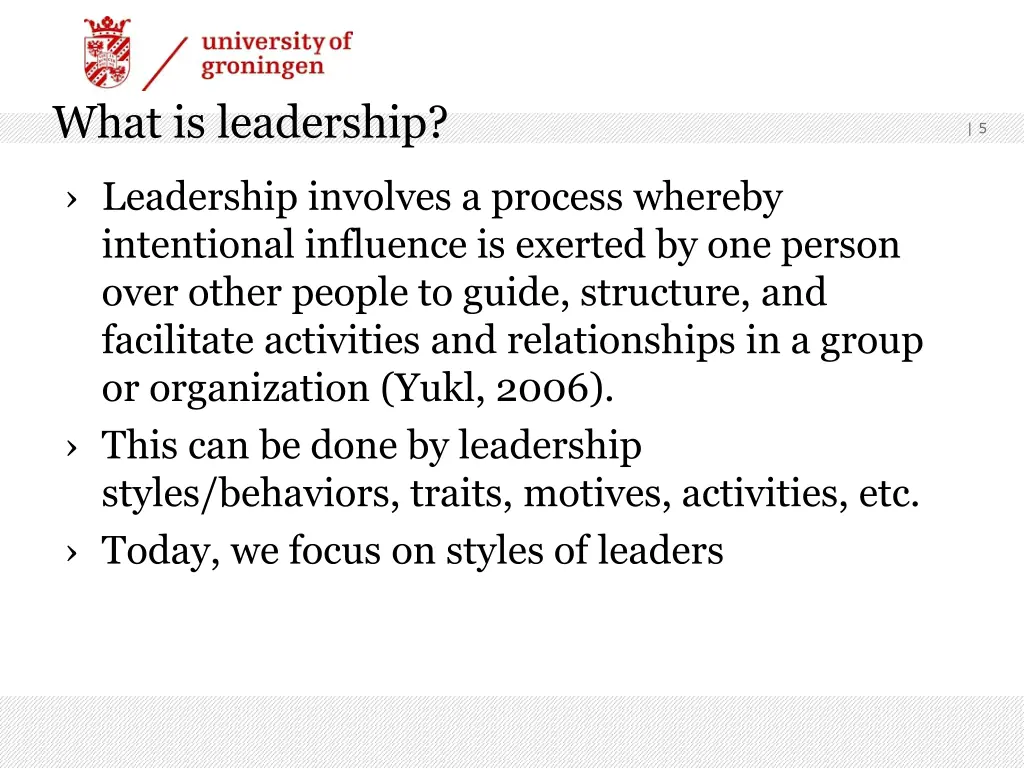 what is leadership