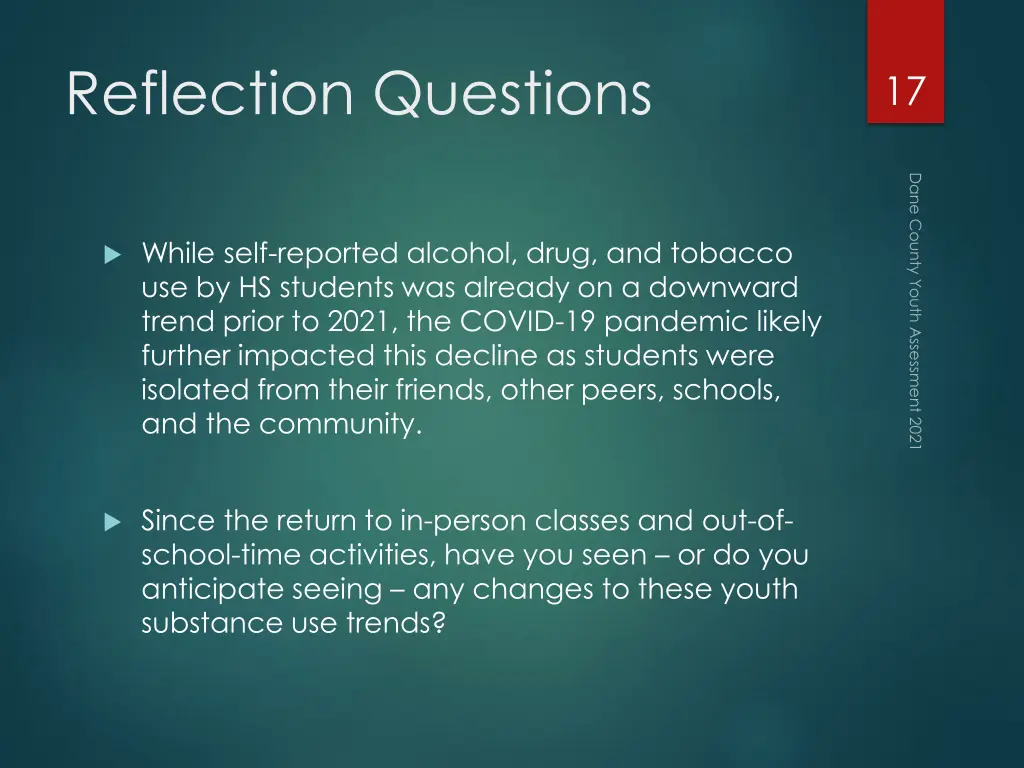 reflection questions