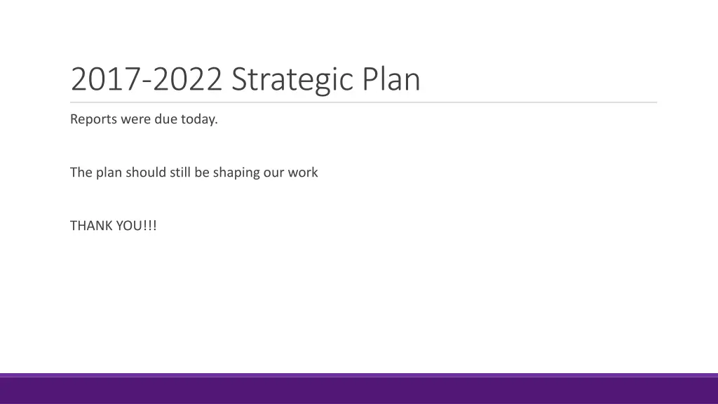 2017 2022 strategic plan