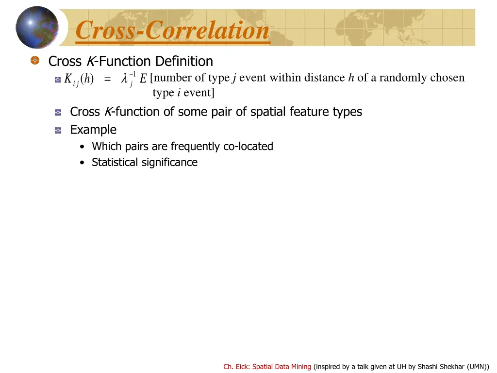 cross correlation