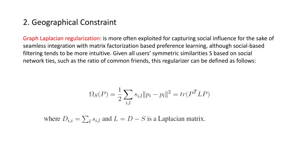 2 geographical constraint 1