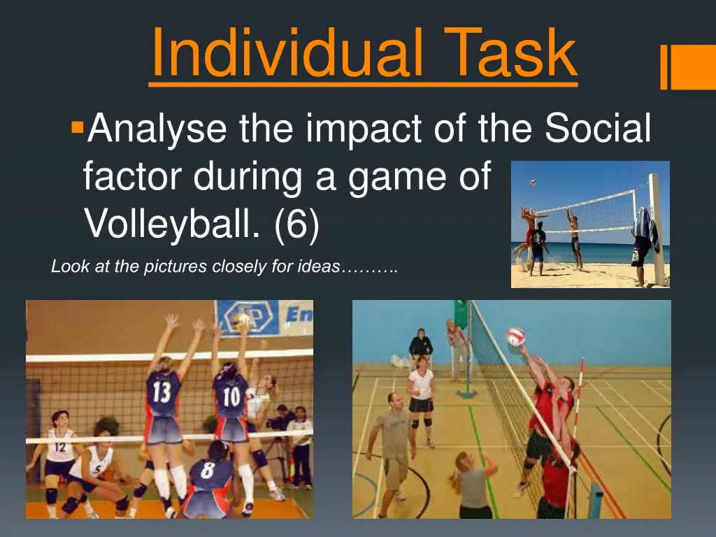 individual task analyse the impact of the social