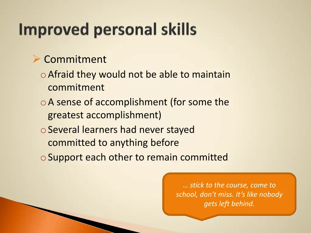 commitment o afraid they would not be able