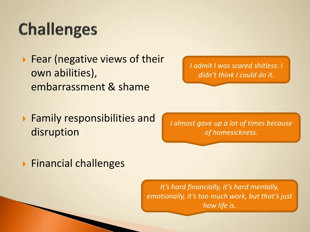fear negative views of their own abilities