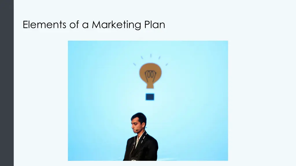 elements of a marketing plan