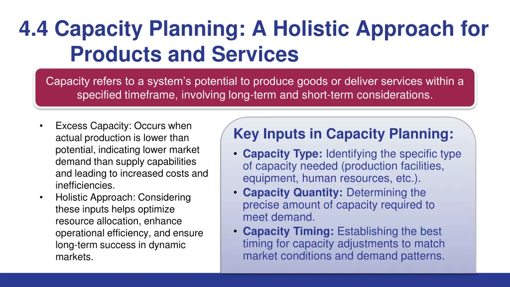 4 4 capacity planning a holistic approach