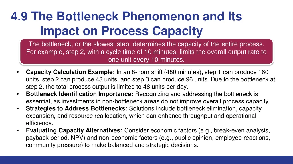 4 9 the bottleneck phenomenon and its impact