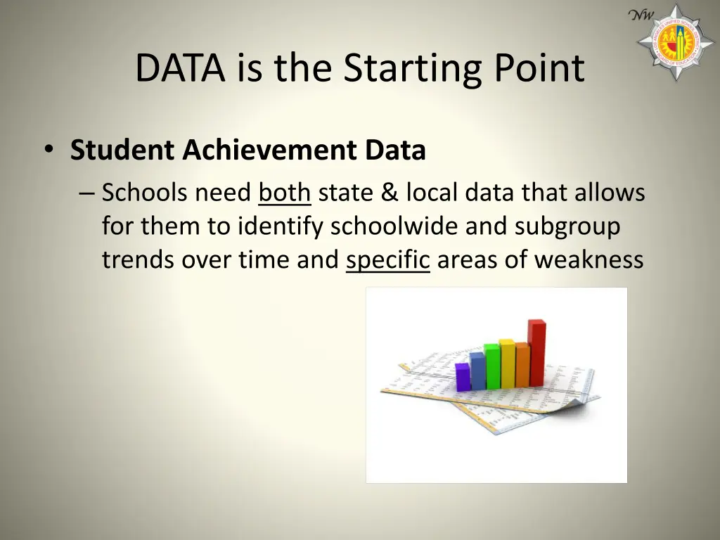 data is the starting point