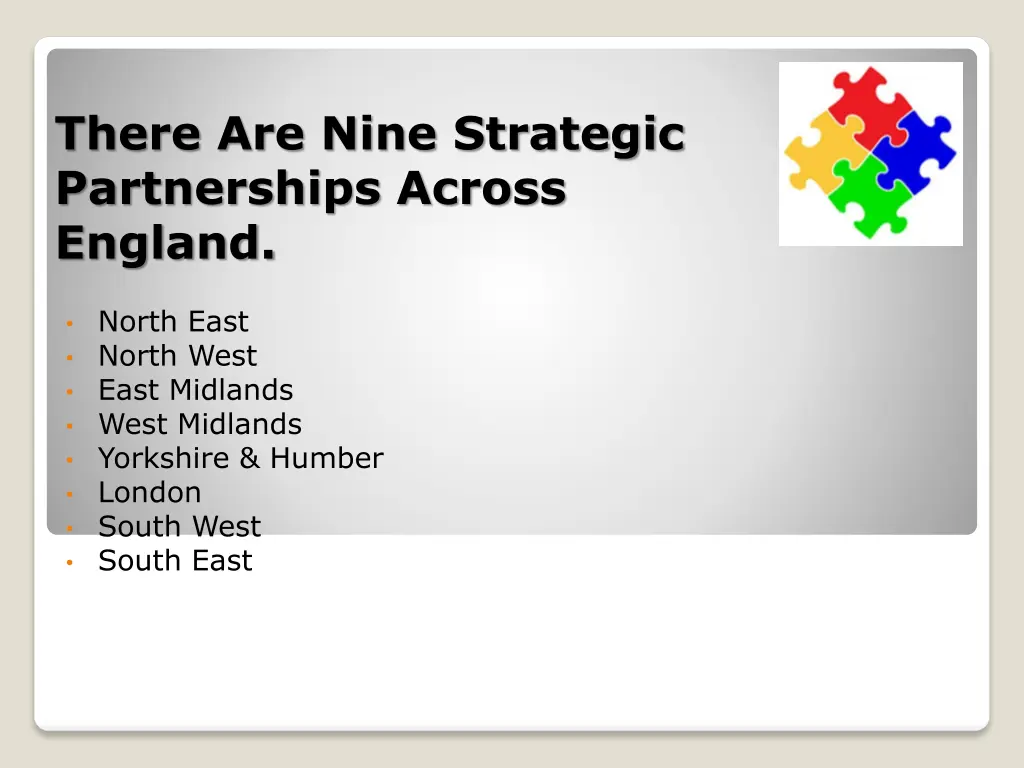 there are nine strategic partnerships across