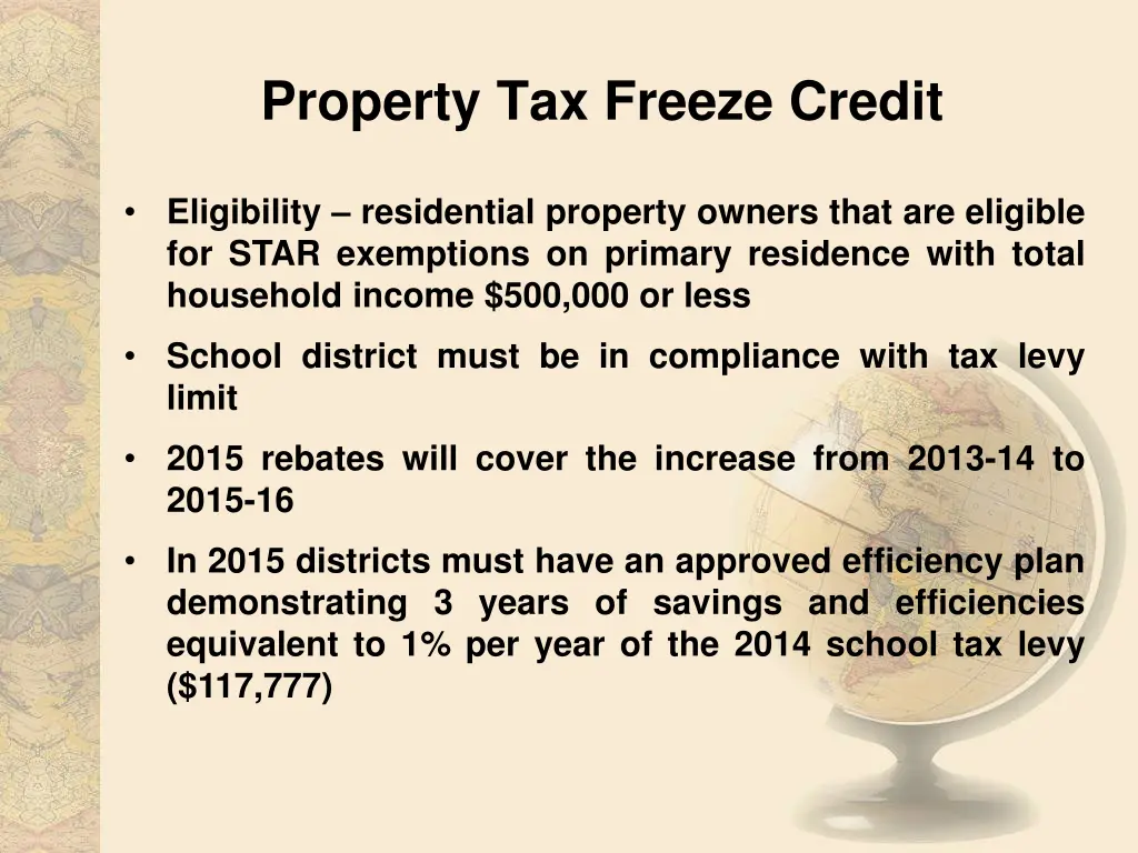 property tax freeze credit