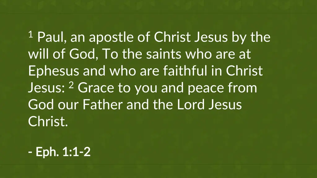 1 paul an apostle of christ jesus by the will