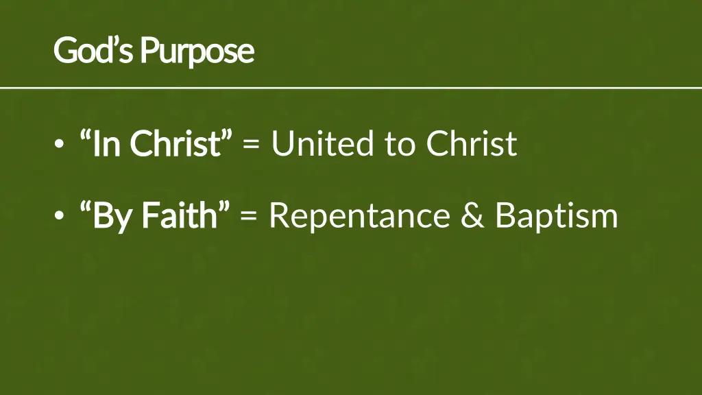 god s purpose god s purpose