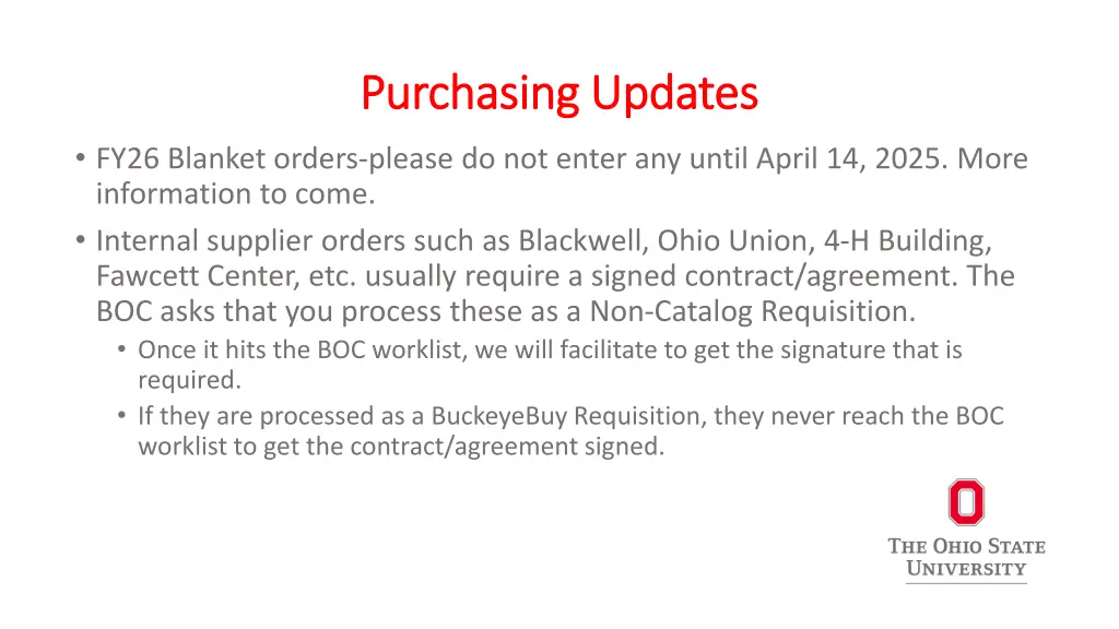 purchasing updates purchasing updates