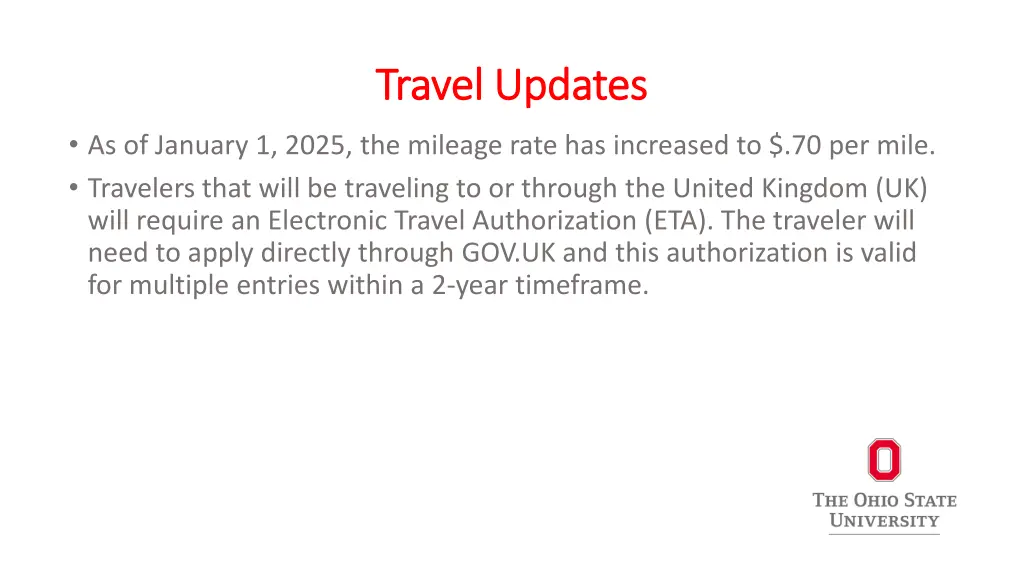 travel updates travel updates
