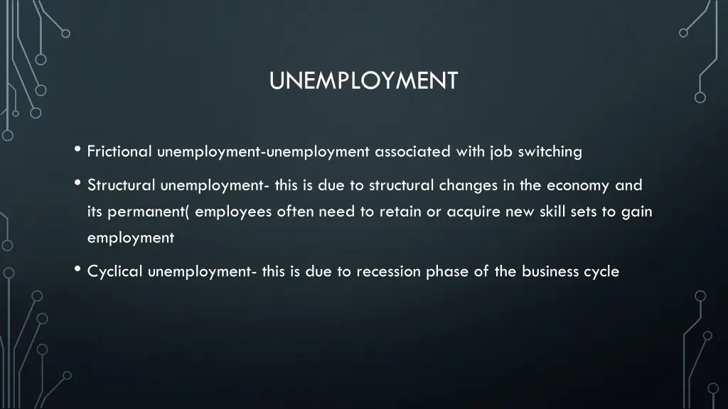 unemployment
