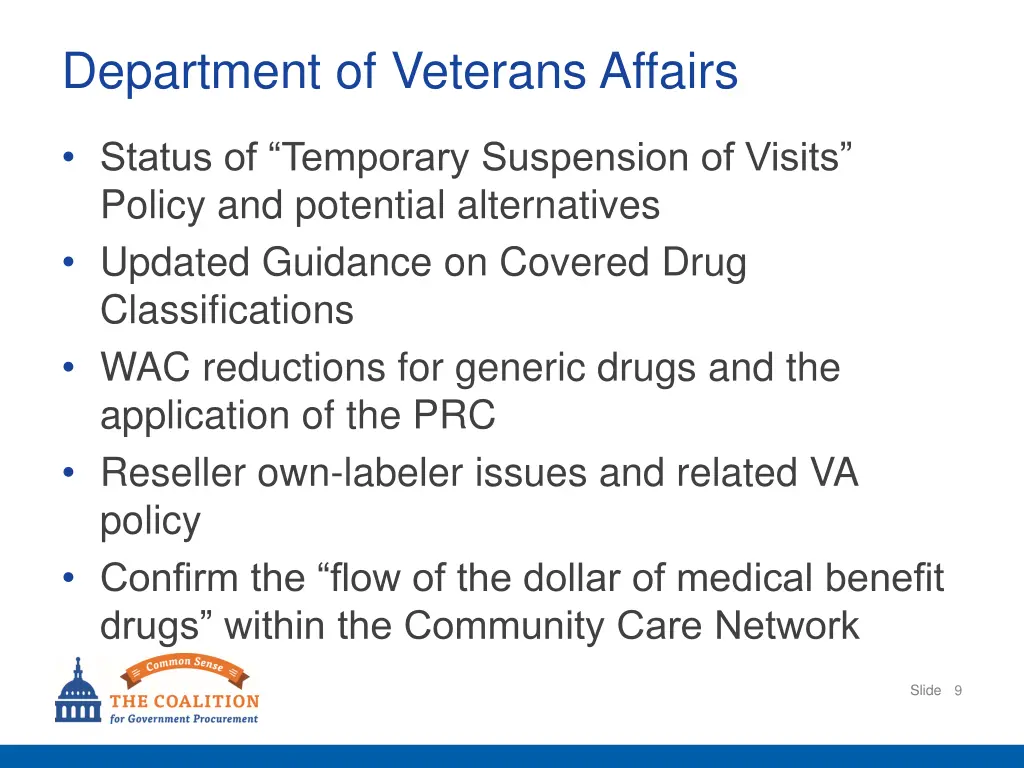 department of veterans affairs