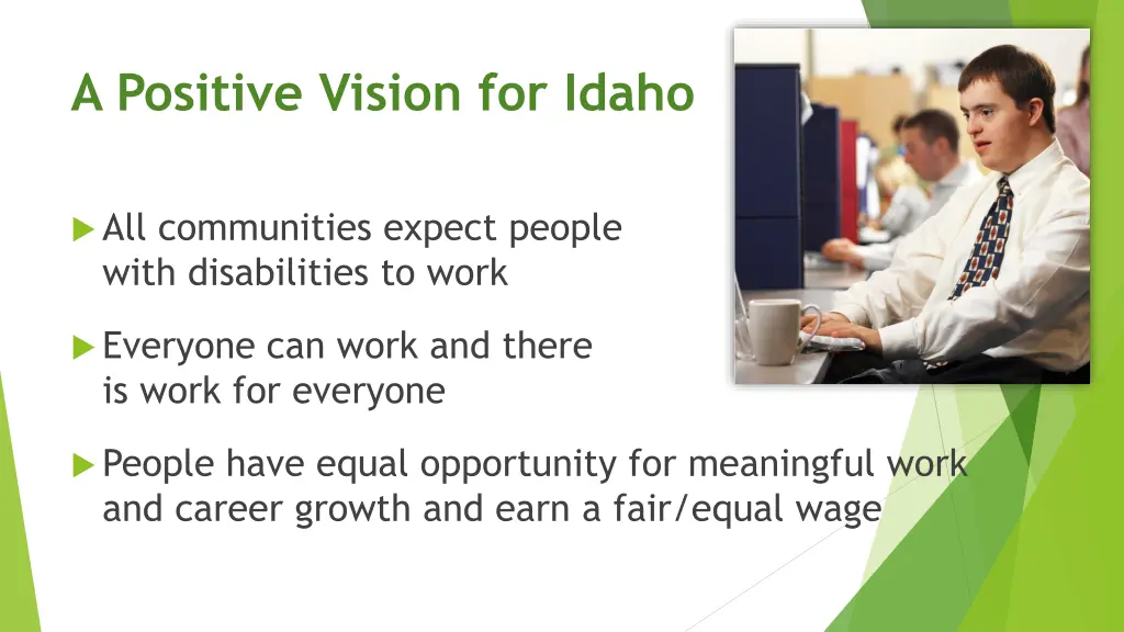 a positive vision for idaho