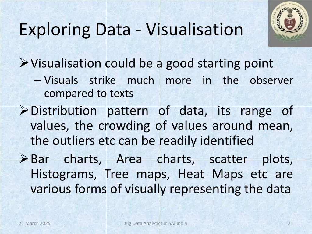 exploring data visualisation