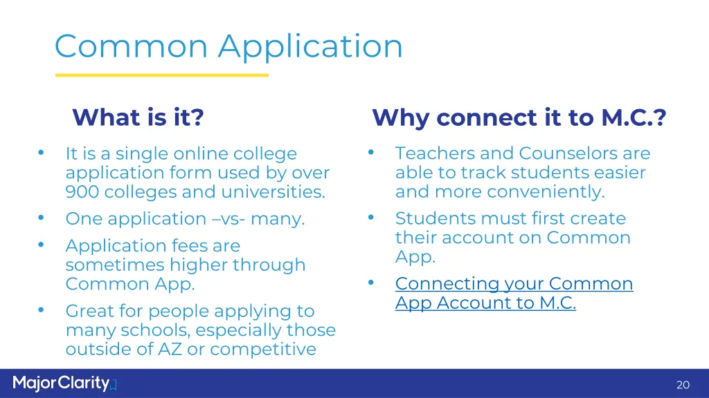 common application