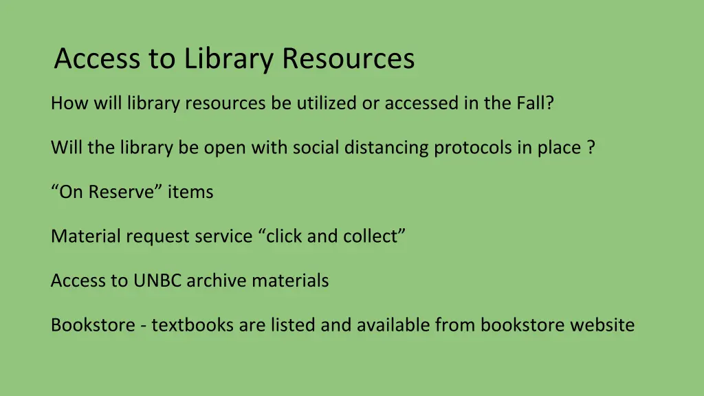 access to library resources