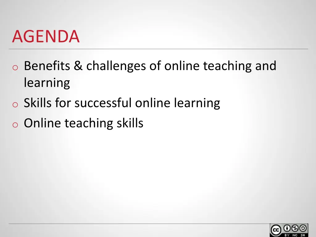 agenda