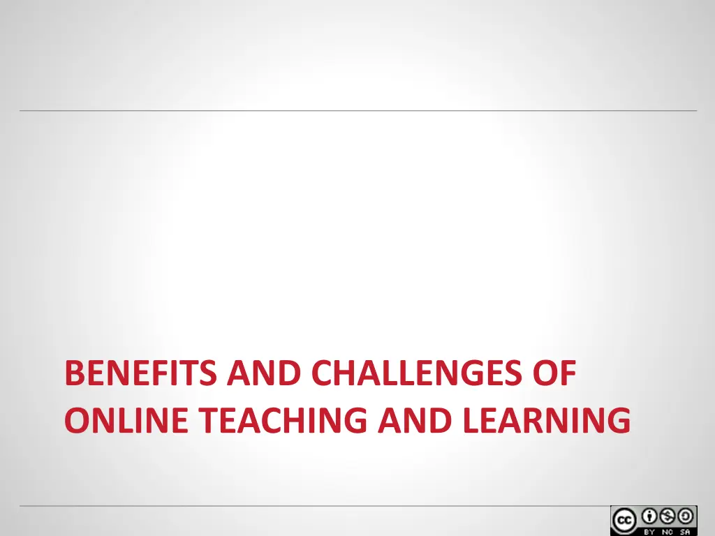 benefits and challenges of online teaching