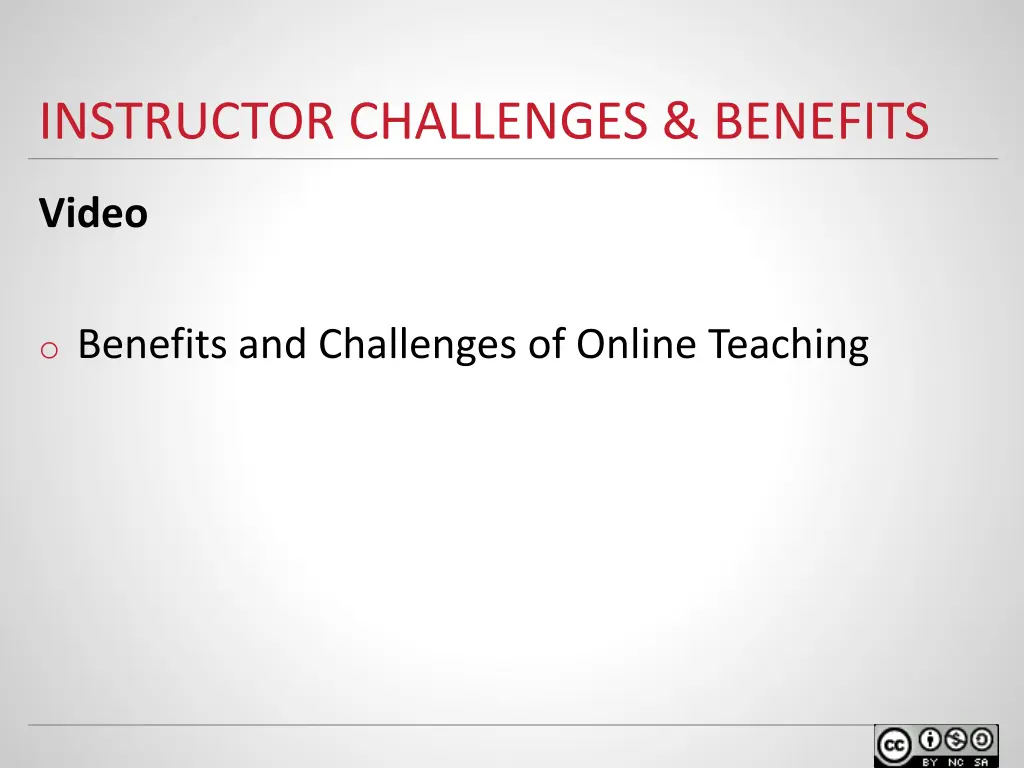 instructor challenges benefits