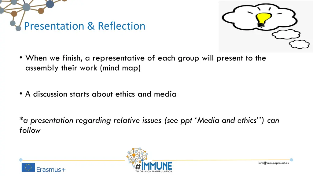 presentation reflection