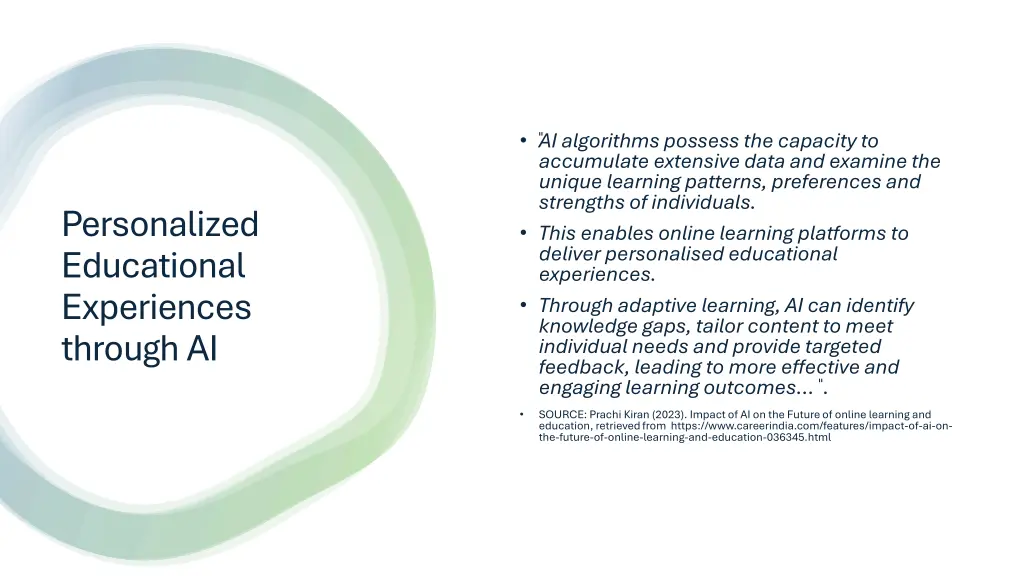 ai algorithms possess the capacity to accumulate