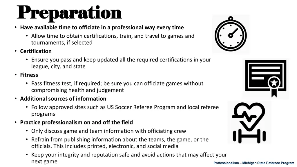 preparation preparation have available time