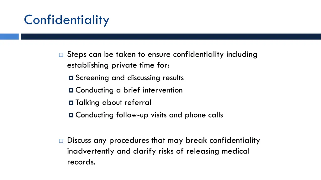 confidentiality 1