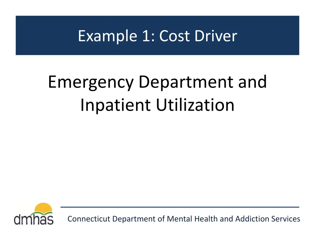 example 1 cost driver