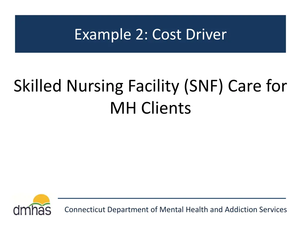 example 2 cost driver