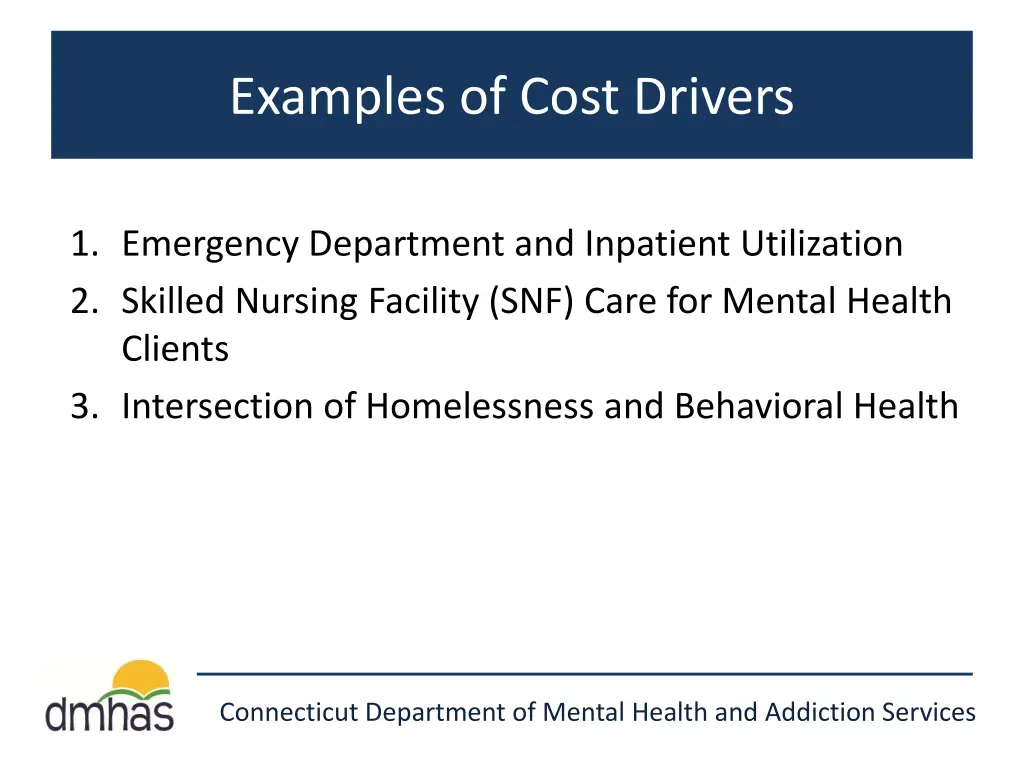examples of cost drivers