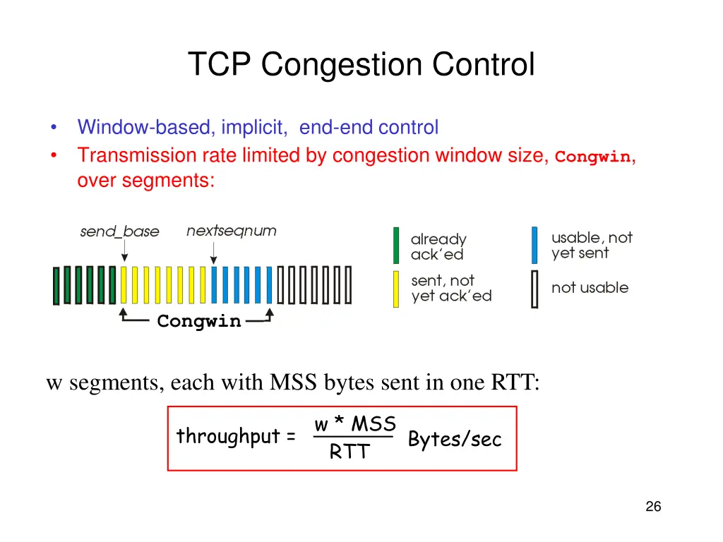 tcp congestion control 1