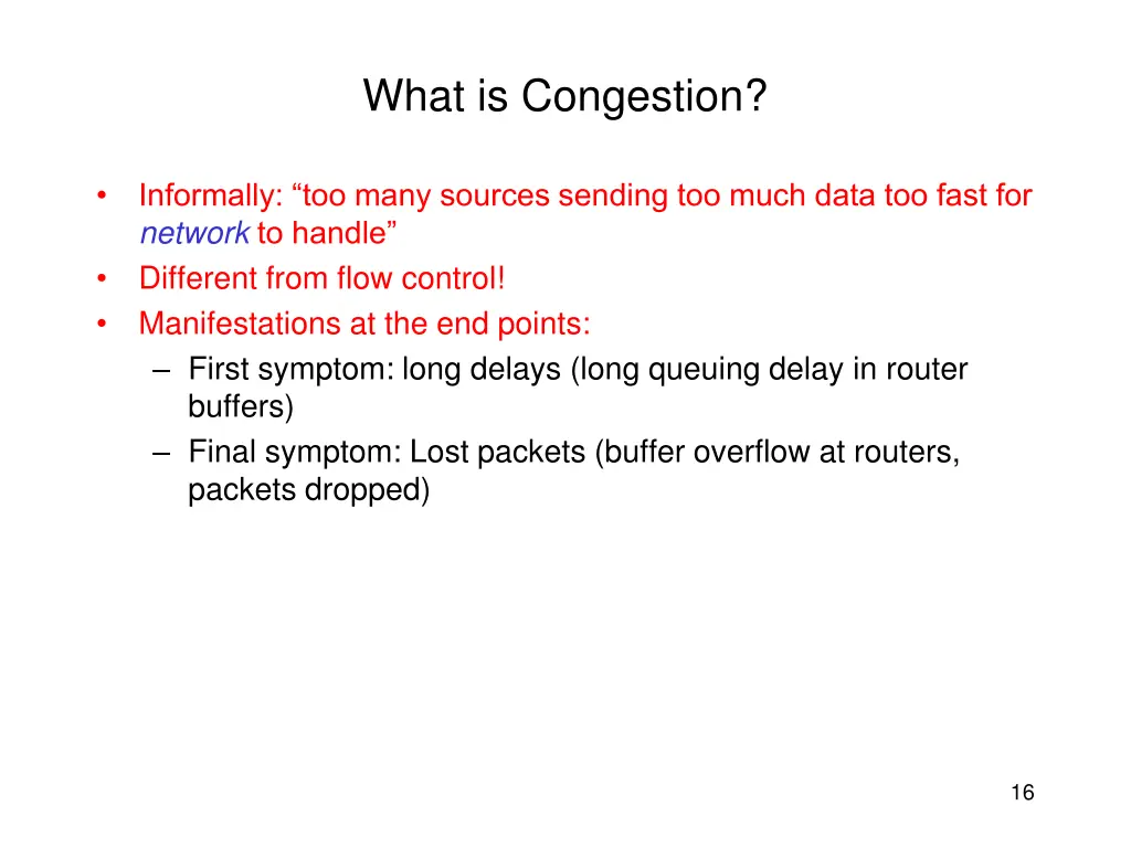 what is congestion