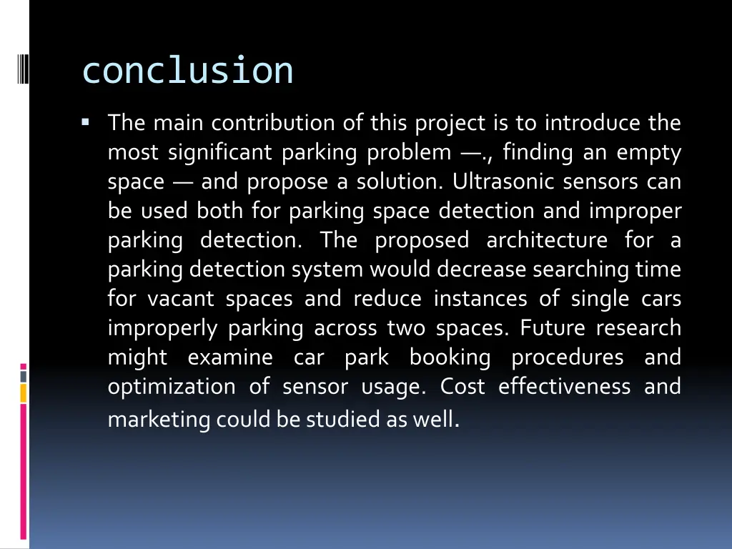 conclusion