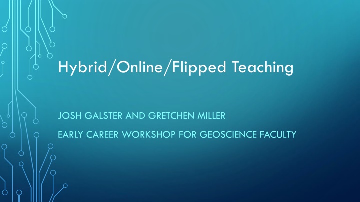 hybrid online flipped teaching