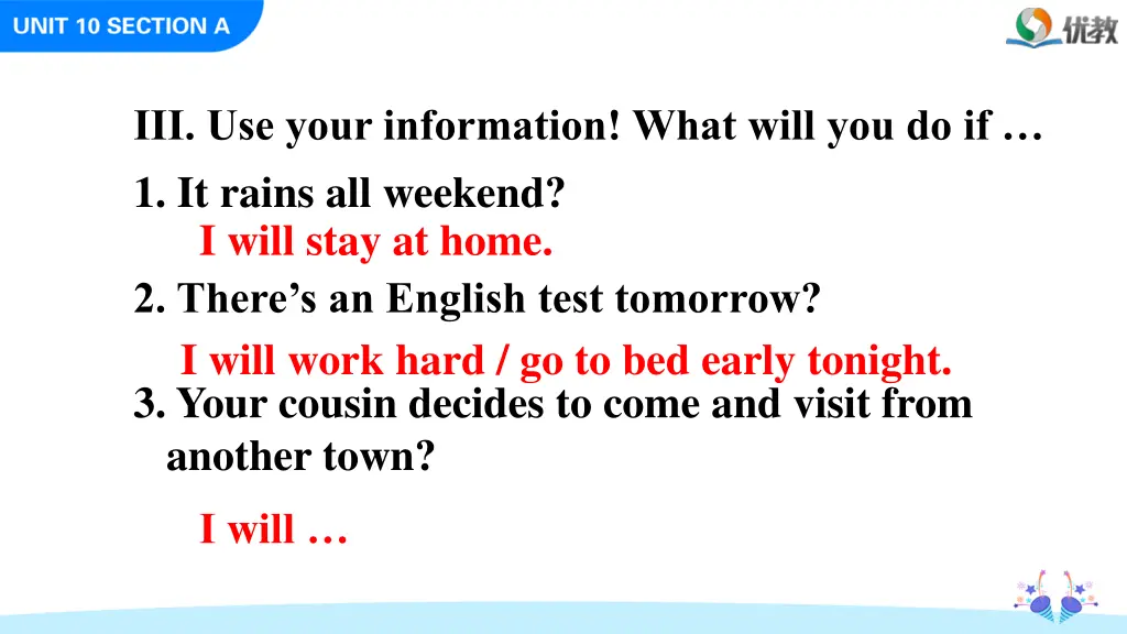 iii use your information what will