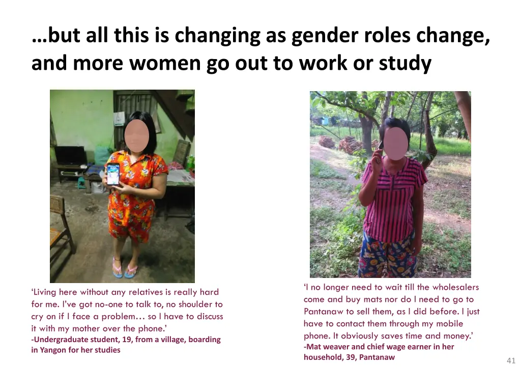 but all this is changing as gender roles change