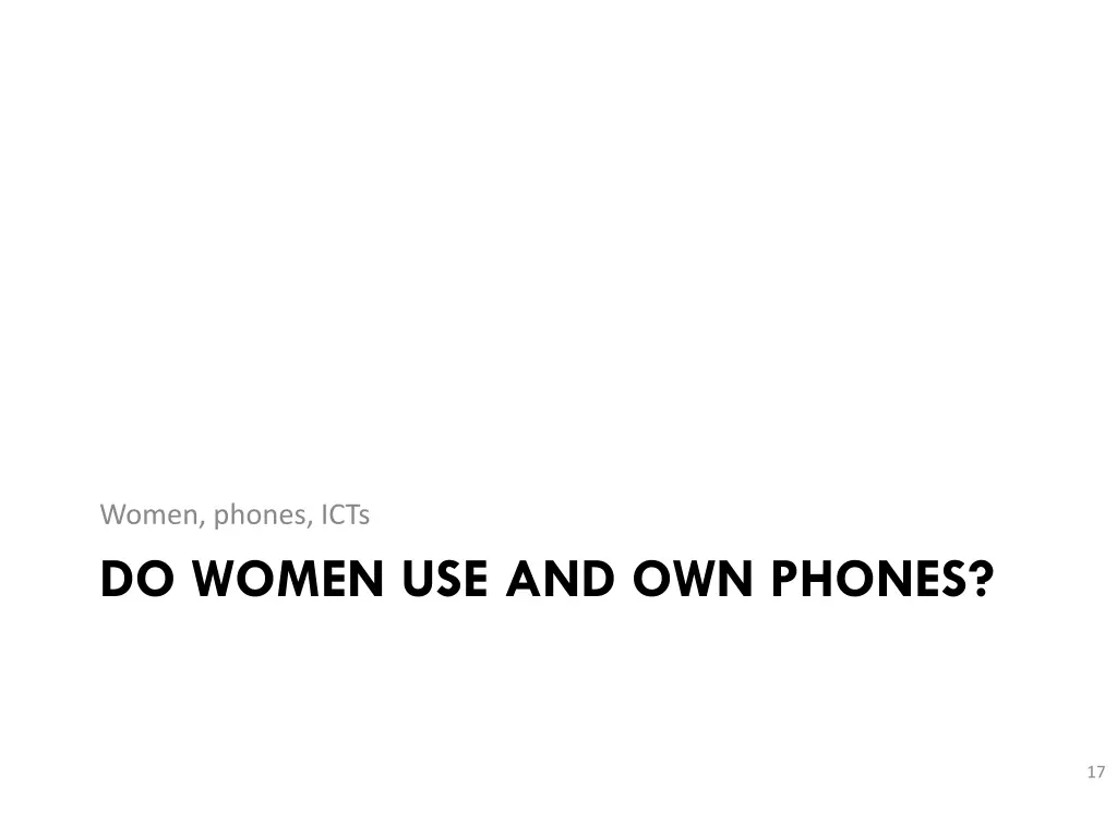 women phones icts