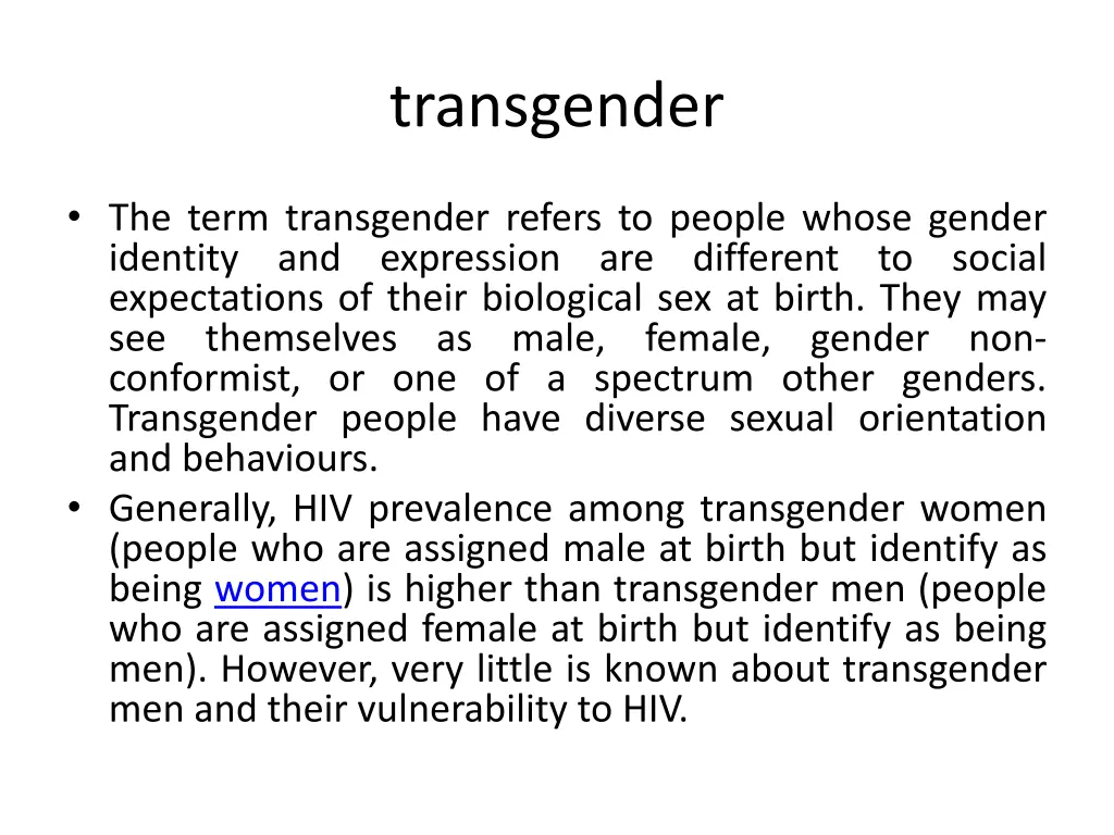 transgender