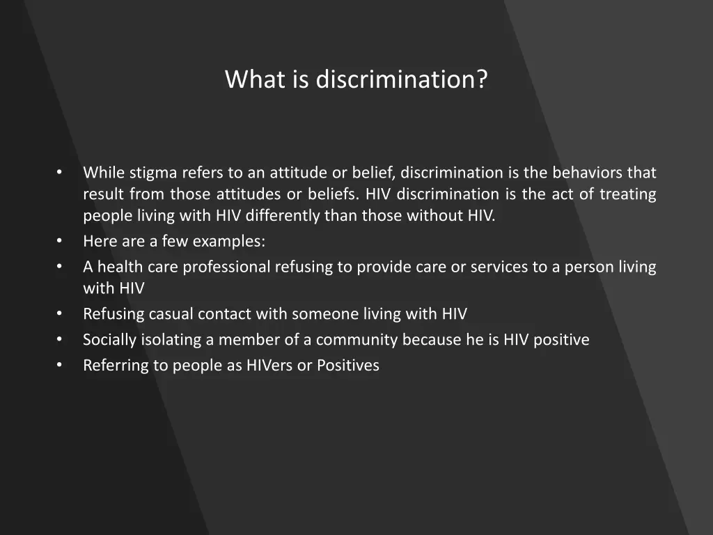 what is discrimination