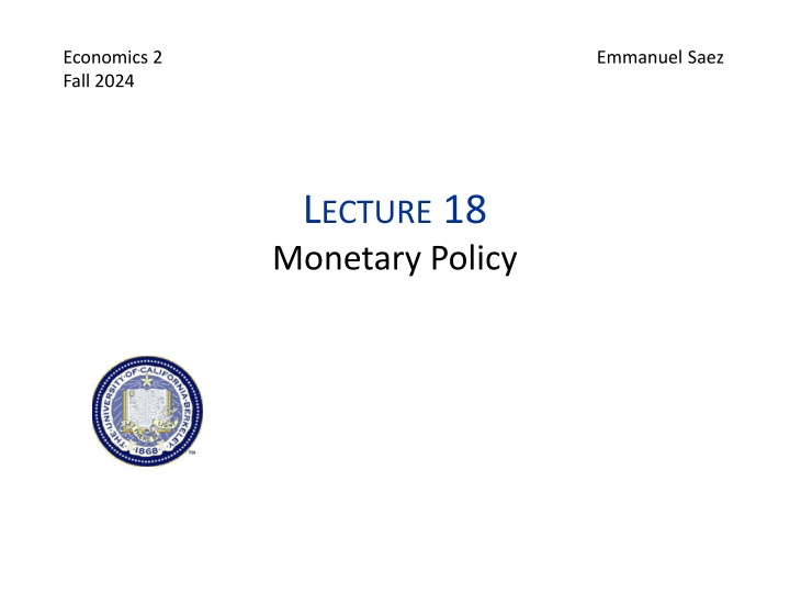 economics 2 emmanuel saez fall 2024