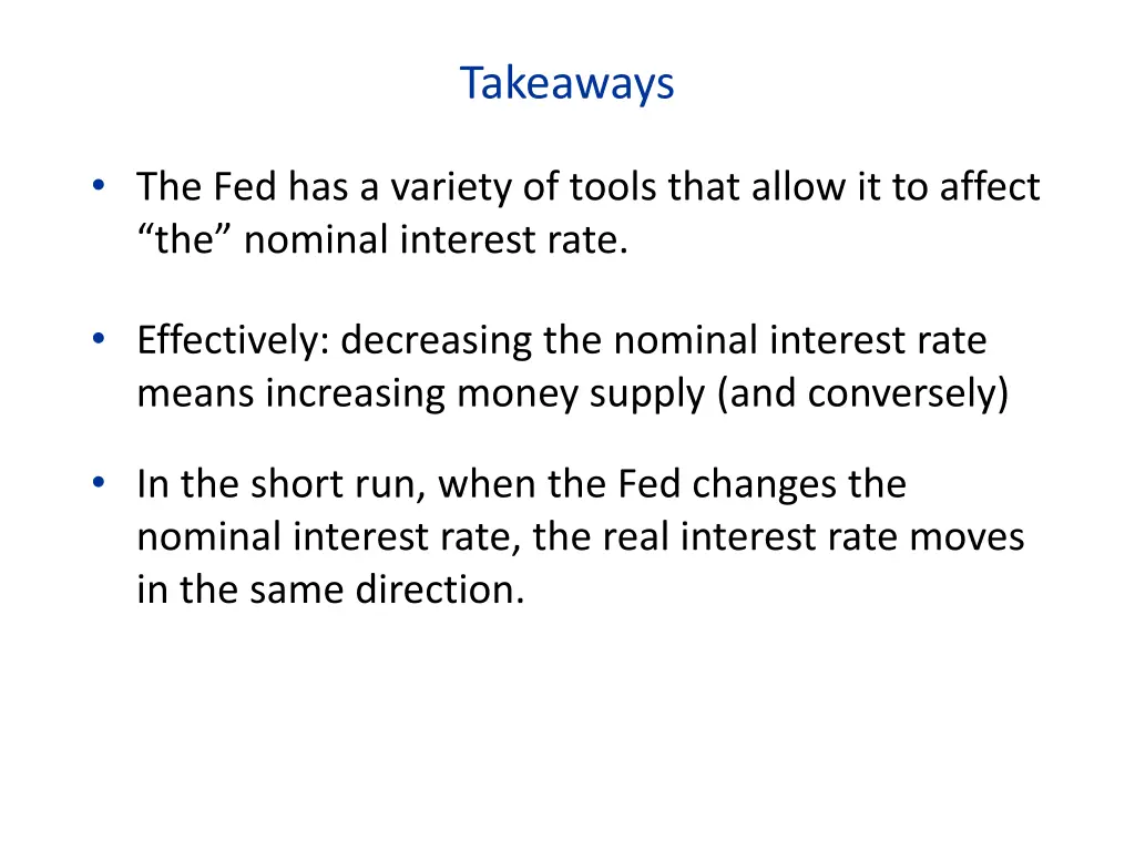 takeaways