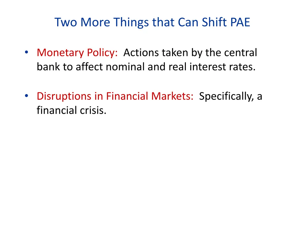 two more things that can shift pae